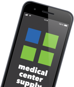 iPhone image with MCS logo